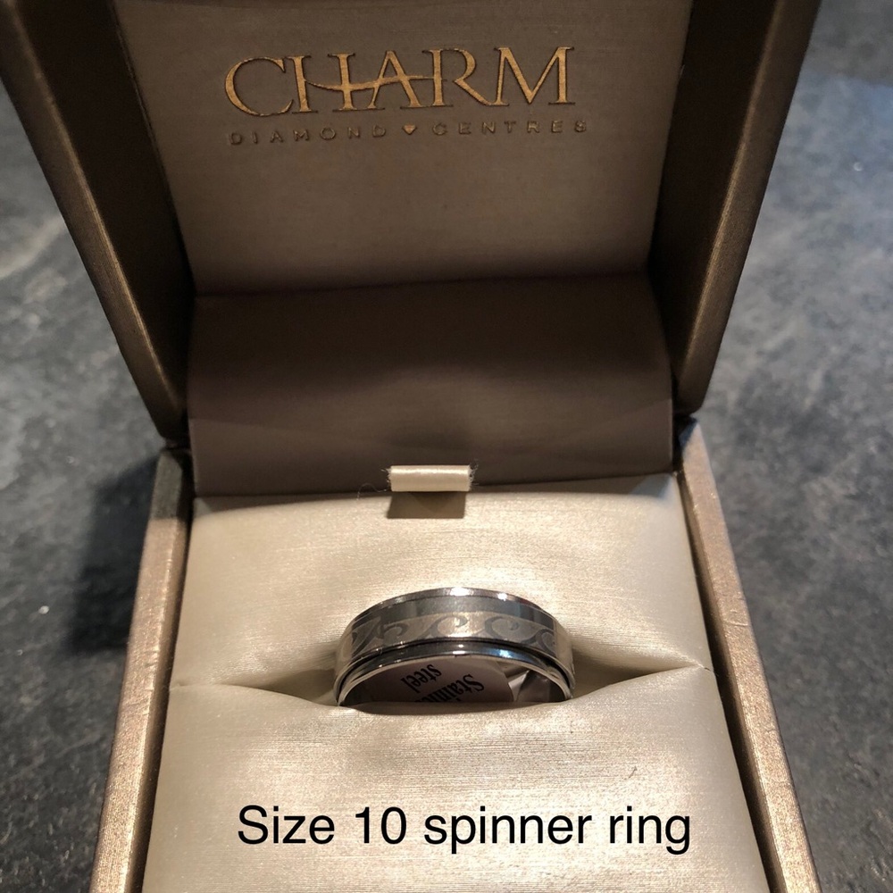 Stainless steel wedding ring